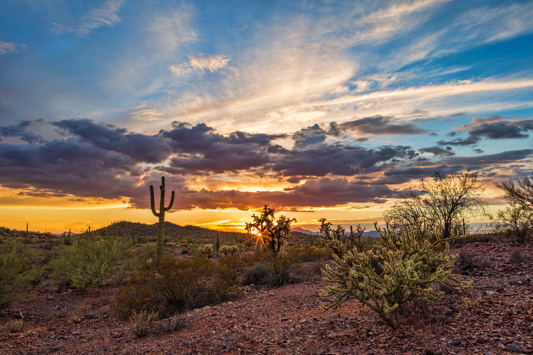 A beautiful Arizona sunset.