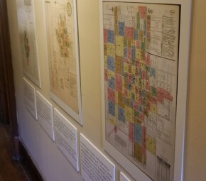 An exhibit of Phoenix maps at The Square PHX.